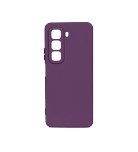Kvy İnfinix Hot50 4G Biye Silikon Kılıf (Mor)
