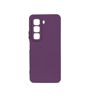 Kvy İnfinix Hot50 4G Biye Silikon Kılıf (Mor)