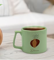 BK Gift Kişiye Özel İsimli Pastel Yeşil Middle Kupa Bardak, Arkadaşa Hediye, Ev Hediyesi, Doğum Günü Hediyesi, Ofis Hediyesi (Model 10)