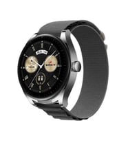 Huawei Watch GT2 Elite-Sport-Classic 46mm-GT2 Pro 22mm Uyumlu Frost Alpine Loop Kordon (Siyah)