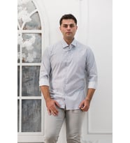 Advante Ekoseli Slimfit Uzun Kollu Erkek Gömlek (Lacivert)