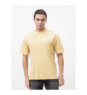 Jack & Jones Erkek Sarı Basic Düz Rahat Kalıp Relax T-shirt - 12185628 (Sarı)