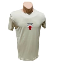 Chicago Bulls Slim Fitt Tişört (Bej)