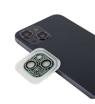 Apple iPhone 13 Mini CL-08 Kamera Lens Koruyucu (Koyu Yeşil)