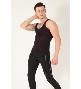 Sporcu Gym Seamless Dikişsiz T-shirt (Mor)