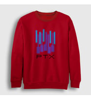 Presmono Unisex Beyaz Ptx Pentatonix Sweatshirt 75363tt (Kırmızı)