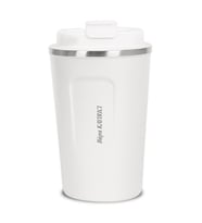 İsme Özel Exclusive Çelik Termos Bardak 380 ML - Renk Seçenekli (Beyaz)