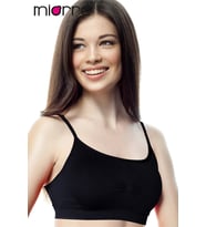 Miorre Ultra Comfort Dikişsiz Yumuşak Kap Sport Sütyen (Mavi)