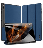 Dux Ducis Samsung Galaxy Tab A8 2021 10.5 (X200-X205) Kılıf Kalem Bölmeli Standlı Domo Series (Mavi)