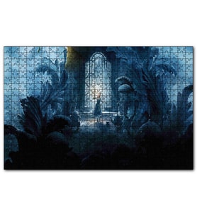 Cakapuzzle Güzellik Ve Canavar Belle Ve Lumiere Görseli  Puzzle Yapboz MDF (Ahşap) (1000 Parça)