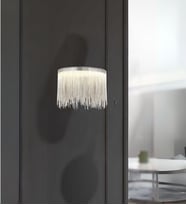 Katena Aplik  Modern Dekoratif Duvar Aydınlatması Aplik Gece Lambası (Krom)