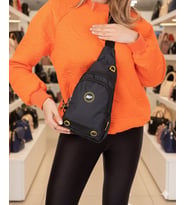 NEWİSH POLO BODY BAG ÇAPRAZ GÖĞÜS VE SIRT ÇANTASI-QATRO 2260 (Siyah)