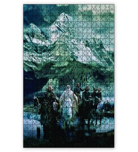 Cakapuzzle Yüzüklerin Efendisi Dönüş Puzzle Yapboz MDF (Ahşap) (500 Parça)