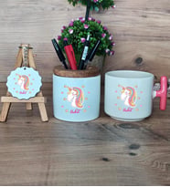 Unicorn Hediye Sepeti Kupa Bardak T Kulplu, Kalemlik ve Anahtarlık Kadın Arkadaşa Doğum Günü Hediyesi (Model 4)