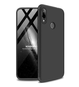 Huawei Y9 2019 GKK Kılıf 360 Derece Tam Koruma (Siyah)