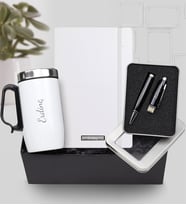Kişiye Özel Defter & 32 GB Usb Kalem & Termos Hediye Seti (Model 2)
