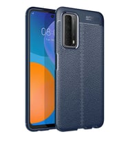 Huawei P Smart 2021 Kılıf Şık Tasarım Silikon Kılıf (Lacivert)