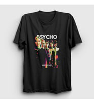 Presmono Unisex Beyaz Psycho K-Pop Red Velvet T-Shirt 276997tt (Siyah)