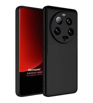 Microsonic Xiaomi Mi 13 Ultra Kılıf Groovy Soft Koyu Yeşil (Siyah)