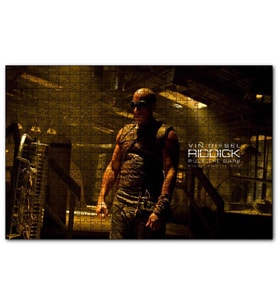 Cakapuzzle Riddick Vin Diesel Görseli  Puzzle Yapboz MDF (Ahşap) (500 Parça)