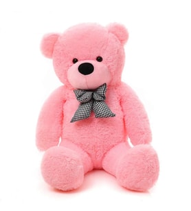 Kuki Oyuncak 95cm Sevimli Peluş Oyuncak Ayı (Pembe)