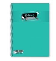 Defter A4 Spiralli 60 Yaprak Çizgili A4 Siparalli Defter Telli Defter 60 Yaprak Çizgili (Açık Yeşil)