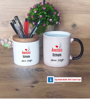 Anestezi Uzmanı Kalemlik, Kupa Bardak T Kişiye Özel Hediye Anestezi Uzmanına Tıp Bayramı Hediyesi (Model 3)