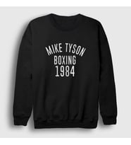 Presmono Unisex Beyaz 1984 Mike Tyson Sweatshirt 157522tt (Siyah)