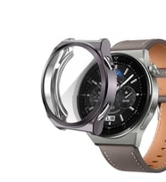 Huawei Watch GT 3 Pro 43mm Ekran Koruyuculu Kasa Koruyucu 02 (Gri)