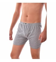 Tutku Erkek Ribana Arjantin Paçalı Boxer 6'lı  0111 (Gri)
