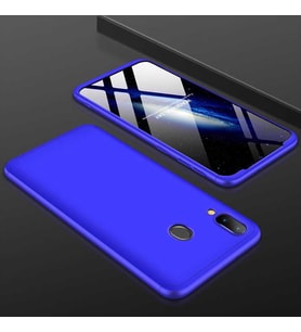 Huawei P Smart 2019 Kılıf Zore Ays Full Koruma Kılıf (Mavi)
