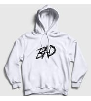 Presmono Unisex Gri Bad XXXTentacion Kapüşonlu Sweatshirt 47191tt (Beyaz)