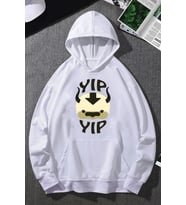 Unisex Avatar Appa Baskılı Sweatshirt (A.Beyaz)