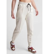 Nike Sportswear Tech Fleece Standart Fit Mid Rise Jogger Cream Color Kadın Eşofman Altı Krem Rengi