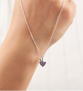 Mode Silver Gümüş üzüm kolye (Gümüş)