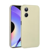 Realme 10 4G Kılıf Kamera Çıkıntılı Soft Silikon (Gold)