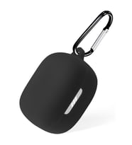 Microsonic Anker SoundCore R50i Kılıf Askılı Mat Silikon Pudra (Siyah)