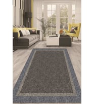 Dijital Kaymaz Taban Yıkanabilir Modern Renkli Salon Halısı Mutfak Halısı Yolluk ND-HT-230 (Mavi)