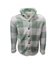 Yegua Y00789 Erkek Kareli Kuzu Peluş Gömlek - Y00789 - Kahverengi - ST00789-Kahverengi-S (Yeşil)