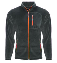 Genius Store Erkek Polar Fermuarlı 3 Cepli Tactical Fleece  (11 Renk) (Füme)