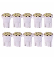 Süper Güçlü Mini T10 Led 8 Ledli 12 Volt Mini T10 Led paket içeriği 2 ADET (Kırmızı)