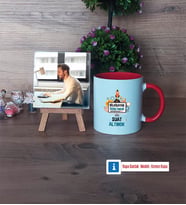 Bilgisayar Öğretmeni Fotoğraflı Dekoratif Taş, Kupa Bardak Beyaz Hediye Öğretmenler Günü Hediyesi (Model 2)