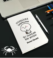 Kişiye Özel Burç Tasarımlı Esprili Defter Kalem Seti (Model 6)