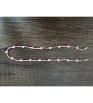 PAPATYA KUM BONCUK KOLYE (Pembe)