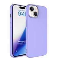 Microsonic Apple iPhone 15 Plus Kılıf Groovy Soft Derin Mor (Lila)