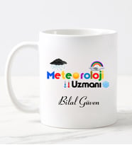 Meteoroloji Uzmanı Kupa Bardağı (Beyaz)