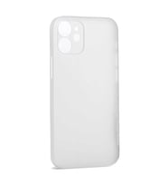 Ceponya iPhone 12 Ultra İnce Kamera Çıkıntılı PP Silikon Kılıf (Renksiz)