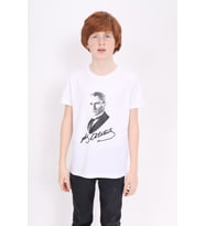 Toontoy Unisex Çocuk Atatürk Baskılı Tişört (Beyaz)