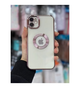 IPHONE 11 UYUMLU ULTRA LÜX  MERCEK KORUMALI LAZER KILIF (Rose)