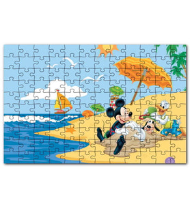 Cakapuzzle Mickey Mouse Donald Duck ile Yaz Maceraları Puzzle Yapboz MDF (Ahşap) (1000 Parça)